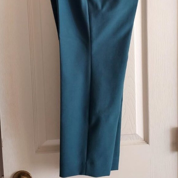 WHBM Comfort Stretch Classic Slim Ankle Pants Teal NEW - Picture 5 of 12